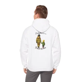 Hoodie 037 Person 4 Back White